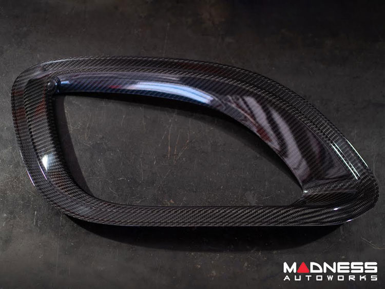 Jaguar F-TYPE Exterior Trim - Carbon Fiber - Front Bumper Air Duct Trim Kit - Base Model - Feroce